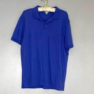 Calvin Klein golf active wear polo shirt means medium indigo violet hue